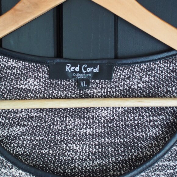 Red Coral | Like NEW Beautiful Woven Bracelet Cuff Tunic Top - Picture 2 of 7